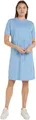 Produktbild: Tommy Hilfiger Damen T-Shirt Kleid Baumwolle, Blau (Vessel Blue), XL