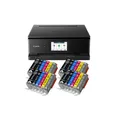 Produktbild: Canon PIXMA TS8750 Tintenstrahl Multifunktionsdrucker schwarz mit 24 kompatiblen XXL Patronen