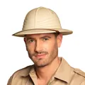 Produktbild: Tropenhelm Safari Dschungel Helm Forscher Kostüm-Accessoire für Karneval Party