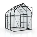 Produktbild: Vitavia Gewächshaus Orion 3800 ESG Glas BxTxH 202x195x231cm 3,8m² Alu schwarz