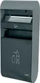 Produktbild: Wandascher-Abfall-Kombination, aus verzinktem Stahl, L 300 x B 140 x H 670 m, anthrazit 135445
