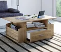 Produktbild: VCM Holz Couchtisch mit ausreichend Stauraum | Maße ca. H. 44 x B. 110 x T. 52 cm | Wohnzimmertisch mit Schublade - Junata