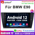 Produktbild: 6+128GB Android12 Autoradio Für BMW 3er E90 E91 E92 E93 GPS NAVI CarPlay 4G+WIFI