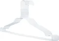 Produktbild: RSR Hangers Kleiderbügel Drahtbügel Metall Weiß einfarbig 2,3 mm, (50-tlg)