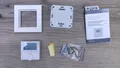 Produktbild: Homematic IP Komplettbausatz Wandthermostat, I36138