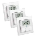 Produktbild: Homematic IP Wandthermostat mit Luftfeuchtigkeitssensor HmIP-WTH-2 • 3er Pack