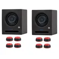 Produktbild: Presonus Studio-Monitor Eris Pro 4 1 Paar mit Boxenfüße Rot