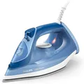 Produktbild: Philips Dampfbügeleisen 3000 Series - 2.400W, konstante Dampfleistung von 40 g/Min., 180g Dampfstoß, Keramikbügelsohle, Vertikaldampf, blau (DST3031/20)