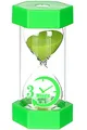 Produktbild: Sanduhr, Kinderuhr, dekorative Sanduhr, Timer können in Klassenzimmern, Küchen, Wohnungen, Büros und auch als dekorative Timeruhr (3 Minuten,Grün)