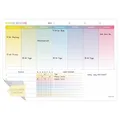 Produktbild: Whiteboard Wochenplaner abwischbar A4 Selbstklebender Planer 30 x 21 cm | Kal...