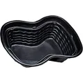 Produktbild: Heissner B251-00 Vorgeformtes Teichbecken, Schwarz, 124 x 90 x 58 cm