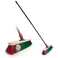 Produktbild: BigDean Straßenbesen mit Teleskopstiel Besen 44 cm Breite PVC Borsten für effiziente Reinigung – Kehrbesen extra stabil & Made in Germany