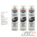 Produktbild: PRESTO 3x 500ml KLARLACK GLÄNZEND ÜBERZUGSLACK SPRÜHDOSE KLAR LACK GLANZ SPRAY