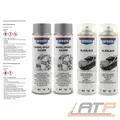 Produktbild: 2x 500ml FELGENSILBER FELGENLACK SILBER PRESTO+2x 500ml KLARLACK SPRAY SPRÜHLACK