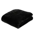 Produktbild: Gözze - Premium Cashmere-Feeling Wohn- und Kuscheldecke, 500 g/m², 180 x 220 cm - Schwarz