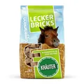 Produktbild: Eggersmann Mein Pferdefutter 1kg Pferde-Leckerlis | Lecker Bricks für Pferde & Ponys | Natürlicher Kräuter-Geschmack | Perfekt als Belohnung & für zwischendurch | Pferde-Zubehör