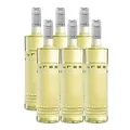 Produktbild: Bree Riesling Qualitätswein Weißwein feinherb - Besonderes Flaschendesign, Aromen von Pfirsich und Quitte, feiner Mineralik, aus Deutschland, 6 x 0.75 L