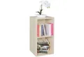 Produktbild: Wohnling Standregal WL5.176 WL5.176 Holz 30x60x30 cm Modern Sonoma Regal Klein, 30x60x30 cm Modern Sonoma Eiche, Regal Klein, Ablageregal 2 Fächer, Bücherregal Nischenregal