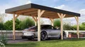 Produktbild: Einzelcarport Leimholzcarport Größe 1 Karibu 312,5x487cm Holzcarport