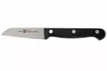 Produktbild: ZWILLING Twin Chef Gemüsemesser, Klingenlänge: 8 cm, Kleines Klingenblatt, Rostfreier Spezialstahl/Kunststoff-Griff im Nietendesign, Schwarz