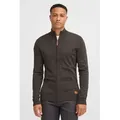 Produktbild: Blend Strickjacke BHNorman Bequeme Feinstrick-Jacke mit Stehkragen und elastischen Bündchen grau XXL (58)