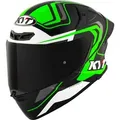 Produktbild: KYT TT-Revo Overtech Helm, schwarz-grün, Größe 2XL für Männer