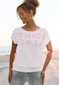 Produktbild: Venice Beach Rundhalsshirt mit Logoprint, T-Shirt, sommerlich-sportlicher Look