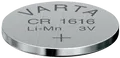 Produktbild: CR 1616 VAR - Lithium-Knopfzelle, 3 V, 55 mAh, 16x1,6 mm