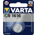 Produktbild: VARTA Varta CR1616 1er Blister Knopfzelle Batterie Akku Varta CR1616 1er Blister Knopfzelle (3 Volt V), Hochwertige Lithium-Batterie