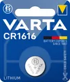 Produktbild: 1x1er Blister-VARTA Lithium Batterie CR 1616 - 3V - Knopfzelle -Batterie 55mAh