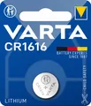Produktbild: 1x VARTA Lithium Batterie CR 1616 - 3V - Knopfzelle - Einweg-Batterie 55mAh