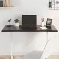 Produktbild: vidaXL Tischplatte 100x60x2 cm Massivholz Eiche Behandelt Baumkante