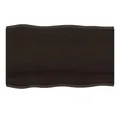 Produktbild: vidaXL Tischplatte Tischplatte 100x60x2 cm Massivholz Eiche Behandelt Baumkante (1 St)