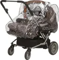 Produktbild: Playshoes Kinderwagen-Regenschutzhülle Universal-Regen-Verdeck für Zwillingswagen