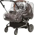 Produktbild: Playshoes Kinder Universal-Regen-Verdeck für Zwillingswagen Transparent
