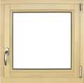 Produktbild: Holzfenster Kiefer lackiert 750x750 mm DIN Rechts