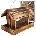 Produktbild: KOTARBAU® Vogelhaus zum Aufhängen Vogelfutterhaus aus Holz mit Seitenwänden