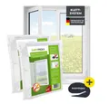 Produktbild: EASYmaxx Insektenschutz-Fensterrahmen Insektenschutzgitter 150 x 180 cm mit Klettverschluss,  2er Set, (2-St), zuschneidbarer Insektenschutz Fenster,  mit Klettband selbstklebend