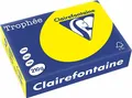 Produktbild: Clairefontaine Trophee farbiges Papier 2210C Kanariengelb 210g DIN-A4 250 Blatt
