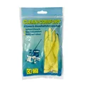 Produktbild: Haushaltshandschuhe Ampri Clean Comfort S gelb Gr. 7, puderfrei, velourisiert, lebensmittelgeeignet