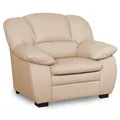 Produktbild: Sessel - biscuit - Kunstleder Sessel Cocktailsessel Fernsehsessel