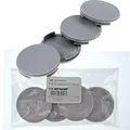 Produktbild: 4X 59 mm Nabenkappen Felgen Nabendeckel Grau Flach für AEZ Dezent Dotz Enzo