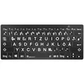 Produktbild: LogicKeyboard PC Bluetooth Großdruck-Tastatur Weiß auf Schwarz, Mini Layout