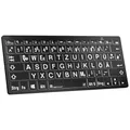 Produktbild: Logickeyboard XL-Print Bluetooth® Tastatur Deutsch, QWERTZ Schwarz