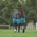 Produktbild: Horseware Mio T/O Lite Turnout Decke wasserdicht Black/Turq & Black HW 20, Größe:5'6