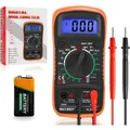 Produktbild: Multimeter, Digital, Voltmeter, Strom, Widerstand, Automobil, LCD, Hintergrun...