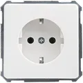 Produktbild: Elso 225054 Steckdose 16A ohne Kralle, Fashion/Riva/Scala Steckklemme, reinweiß