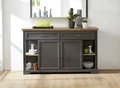 Produktbild: Sideboard Jasmin Anrichte Kommode in graphit und Artisan Eiche 171x102