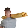 Produktbild: 25 x KAWANYO Holzrundstab 100 cm Holzstäbe Holzstab Turnstab Gymnastikstab