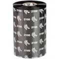 Produktbild: ZEBRA Thermotransferbänder, Zebra, 2100, Wachs, 40mm, 450m, Außen, Schwarz, 0210...